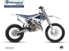 Kit Déco Moto Cross Heritage Husqvarna TC 85 Blanc Gris