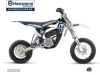 Kit Déco Moto Cross Heritage Husqvarna EE-5 Bleu Blanc