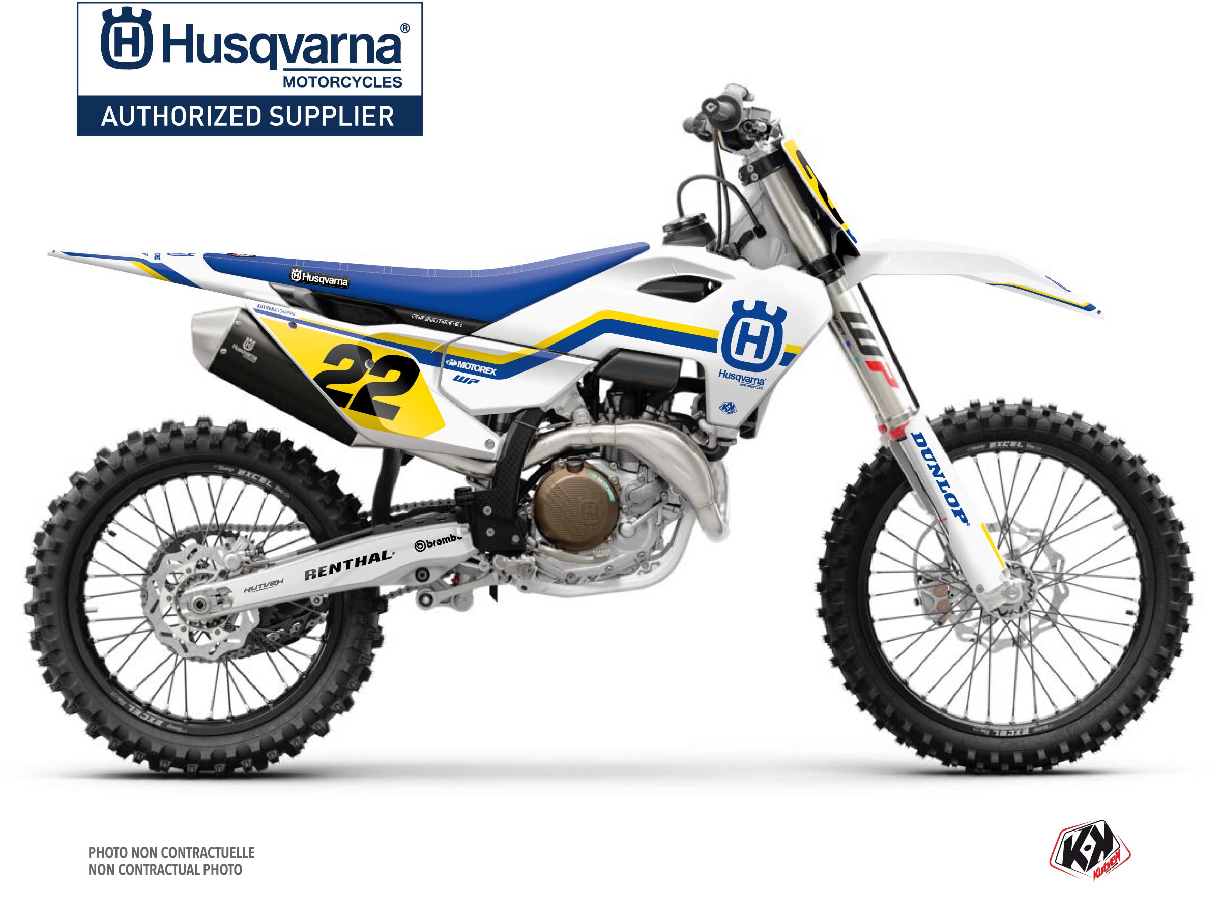 Kit Déco Motocross Heritage K23 Husqvarna Fc 250