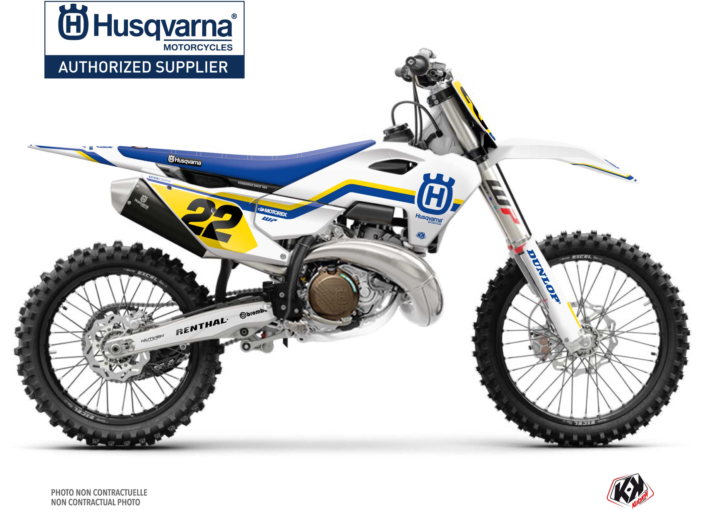 Kit Déco Motocross Heritage K23 Husqvarna Tc 250