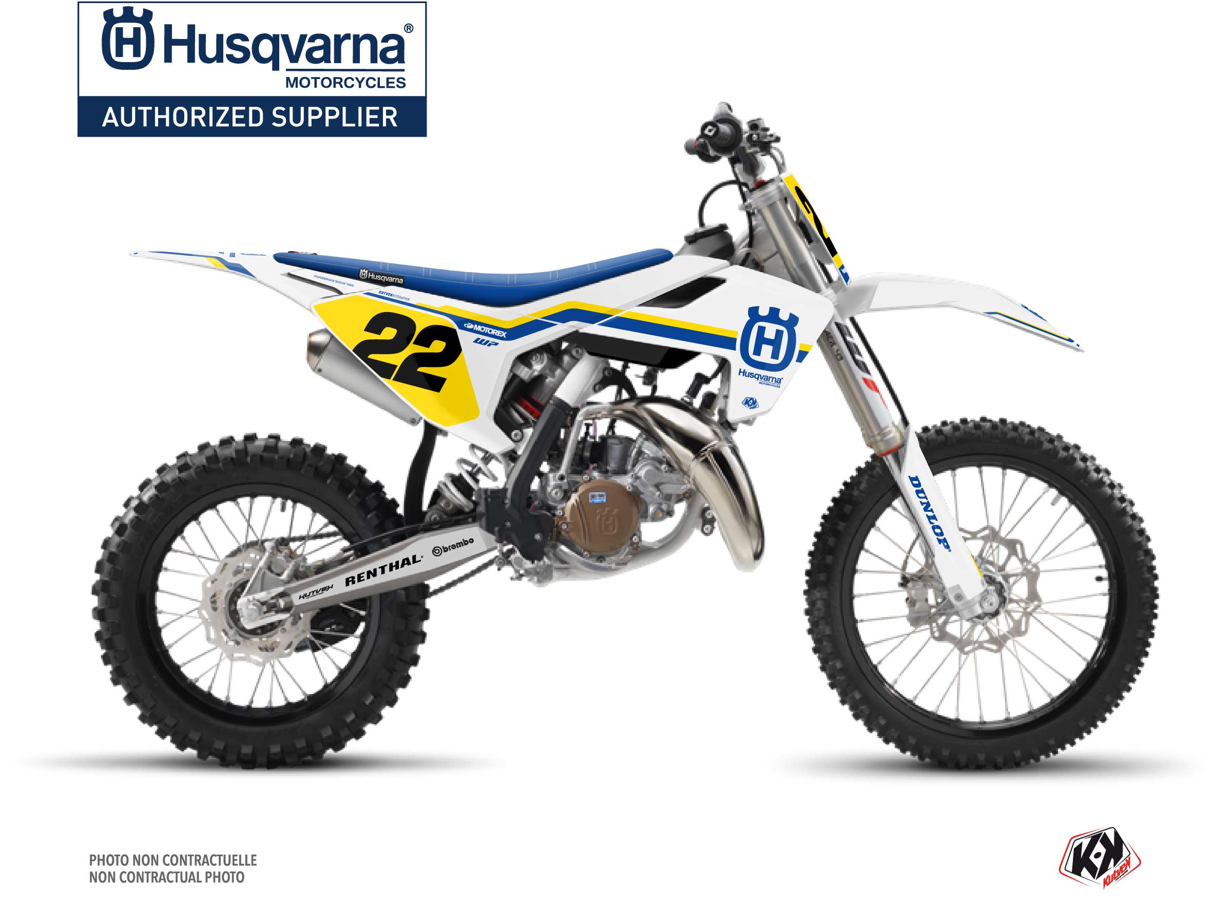 Husqvarna Tc 85 Dirt Bike Heritage K23 Graphic Kit