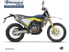 Kit Déco Moto Cross Hero Husqvarna 701 Enduro Gris Jaune