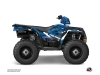 Polaris 570 Sportsman Touring ATV Hidden Graphic Kit Blue White