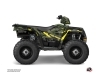Polaris 570 Sportsman Touring ATV Hidden Graphic Kit Green Yellow