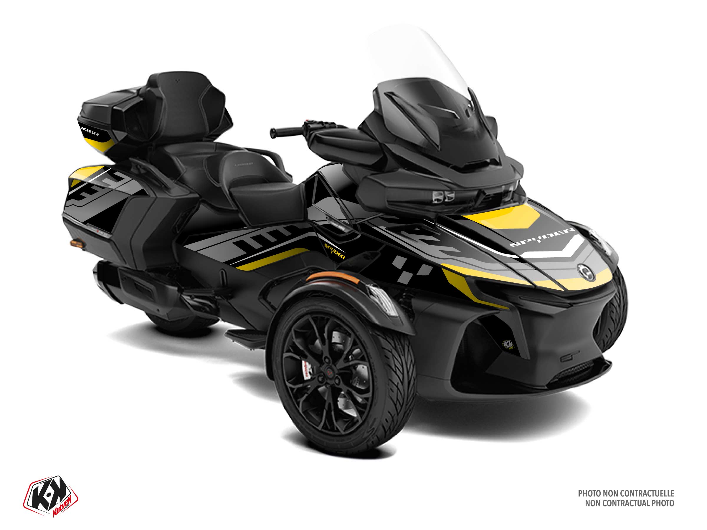 Kit Déco Hybride Horizon Can-am Spyder Rt Jaune