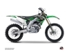 Kawasaki 450 KXF Dirt Bike Impact Graphic Kit Green