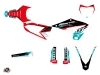 Fantic 250 XX Dirt Bike Inkline Graphic Kit Turquoise