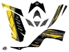 Yamaha 700 Raptor ATV Kaiman Graphic Kit Black Yellow