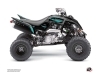 Kit Déco Quad Kaiman Yamaha 700 Raptor Noir Turquoise