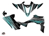 Yamaha 450 YFZ R ATV Kaiman Graphic Kit Black Turquoise