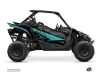 Yamaha YXZ 1000 R UTV Kaiman Graphic Kit Black Turquoise