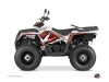 Polaris 570 Sportsman Touring ATV Jungle Graphic Kit Red
