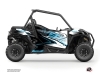 Can Am Maverick Trail With Doors UTV Kallin Graphic Kit White Blue