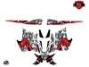 Yamaha Sidewinder Snowmobile Kamo Graphic Kit Grey Red