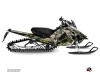 Yamaha SR Viper Snowmobile Kamo Graphic Kit Green Yellow