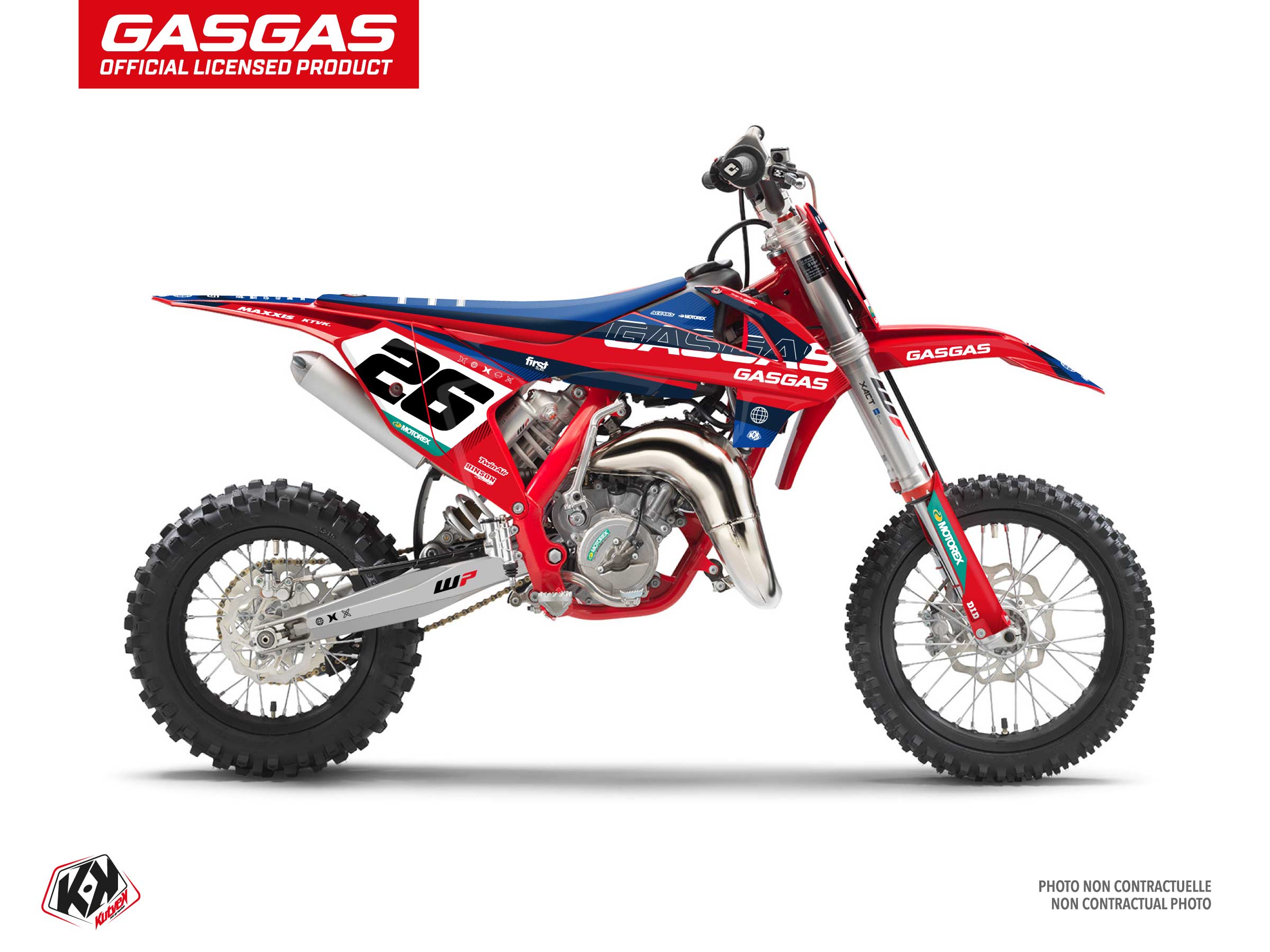 Kit Déco Motocross Kanyon Gasgas Mc 65 Rouge