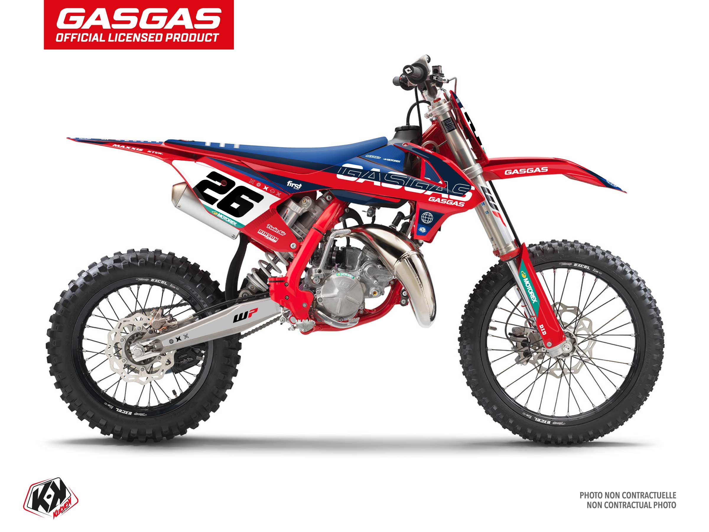 Gasgas Mc 85 Dirt Bike Kanyon Graphic Kit Red