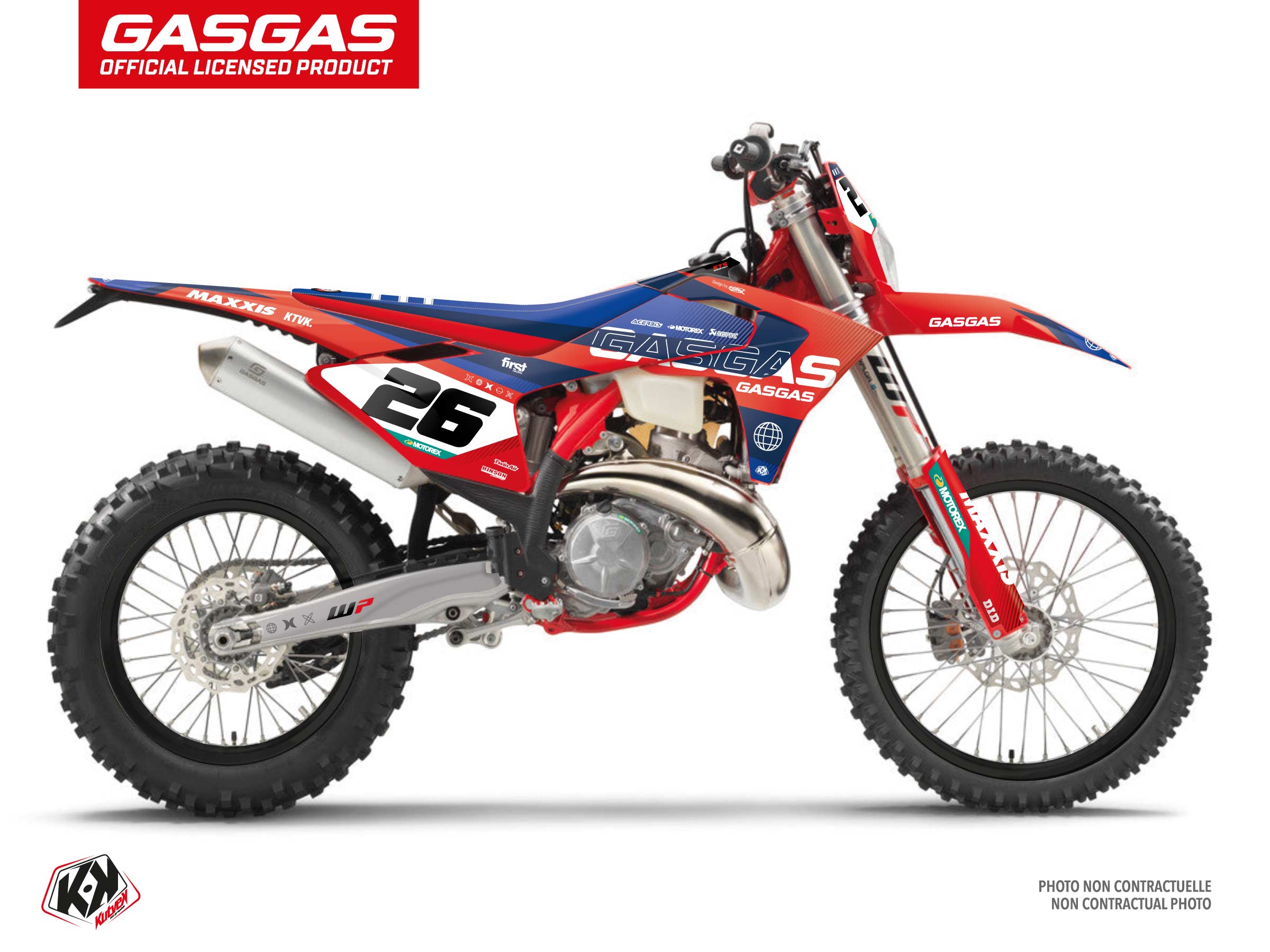 Kit Déco Motocross Kanyon Gasgas Ec Rouge