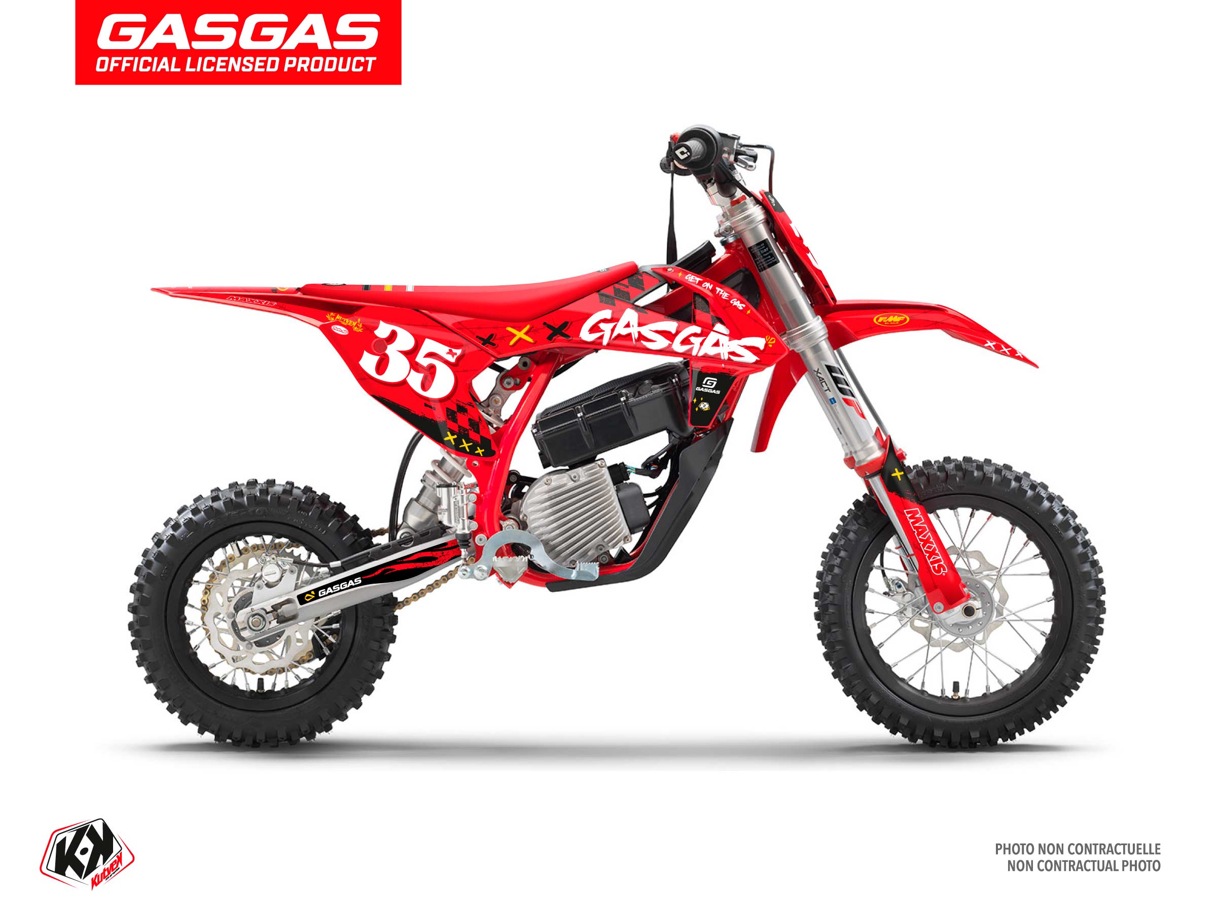 KIT DÉCO MOTOCROSS KARTEL GASGAS MC-E 5 ROUGE