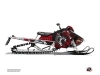 Polaris Axys Snowmobile Keen Graphic Kit Grey Red