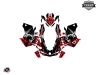 Skidoo Gen 4 Snowmobile Keen Graphic Kit Griey Red