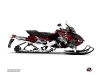 Skidoo REV XP Snowmobile Keen Graphic Kit Grey Red