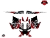 Yamaha Sidewinder Snowmobile Keen Graphic Kit Grey Red