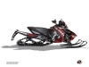 Arctic Cat Thundercat Snowmobile Keen Graphic Kit Grey Red