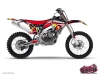 Yamaha 125 YZ Dirt Bike Kenny Graphic Kit Red