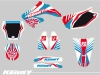 Honda 125 CR Dirt Bike Kenny Graphic Kit