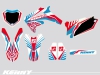 Honda 250 CRF Dirt Bike Kenny Graphic Kit