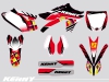 Yamaha 450 YZF Dirt Bike Kenny Graphic Kit Red