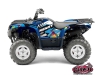 Yamaha 550-700 Grizzly ATV Kenny Graphic Kit Blue