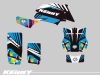 Yamaha Banshee ATV Kenny Graphic Kit Blue