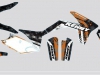 KTM EXC-EXCF Dirt Bike Kenny Graphic Kit