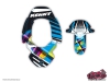 Stickers Tour de cou Leatt Brace Dirt Bike Kenny Graphic Kit Blue
