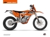 Kit Déco Moto Cross Keystone KTM 250 FREERIDE Orange