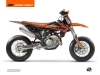 KTM 450 SMR Dirt Bike Keystone Graphic Kit Black