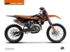 KTM 125 SX Dirt Bike Keystone Graphic Kit Black