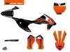 Kit Déco Moto Cross Keystone KTM 50 SX Noir