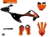 Kit Déco Moto Cross Keystone KTM SX-E 5 Noir