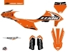 Kit Déco Moto Cross Keystone KTM 300 XC Orange 