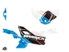 Can Am Maverick Sport With Doors UTV Kinetik Graphic Kit White Blue
