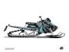 Polaris Axys Snowmobile Klimb Graphic Kit Cyan