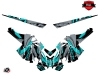 Polaris Axys Snowmobile Klimb Graphic Kit Cyan