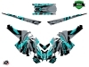 Polaris Axys Snowmobile Klimb Graphic Kit Cyan