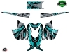 Arctic Cat Pro Climb Snowmobile Klimb Graphic Kit Cyan