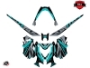 Skidoo REV XM Snowmobile Klimb Graphic Kit Cyan