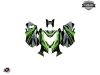 Skidoo REV XM Snowmobile Klimb Graphic Kit Green