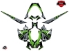 Skidoo REV XP Snowmobile Klimb Graphic Kit Green